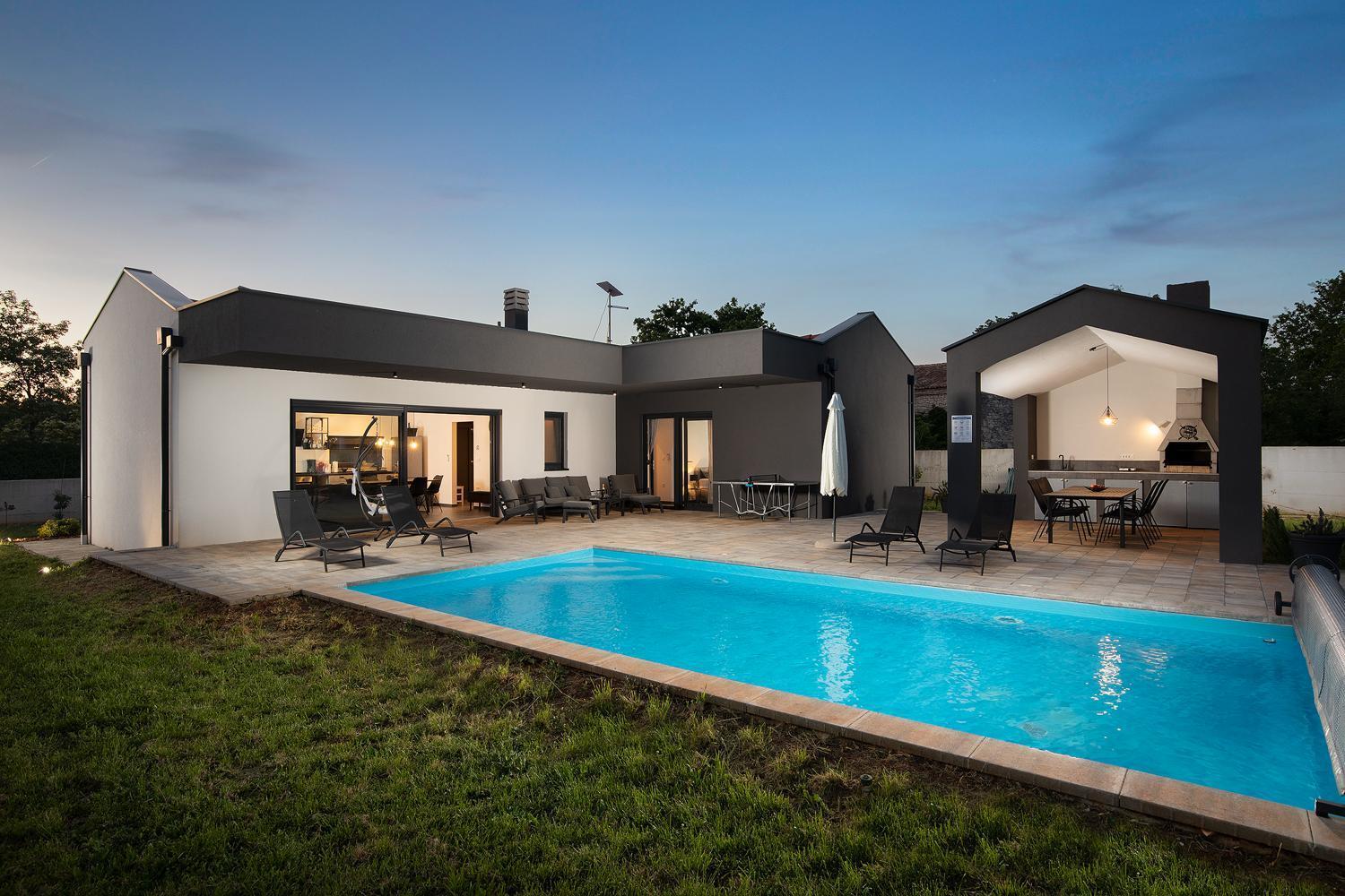 Vila Nora With Heated Pool Marcana Exterior photo