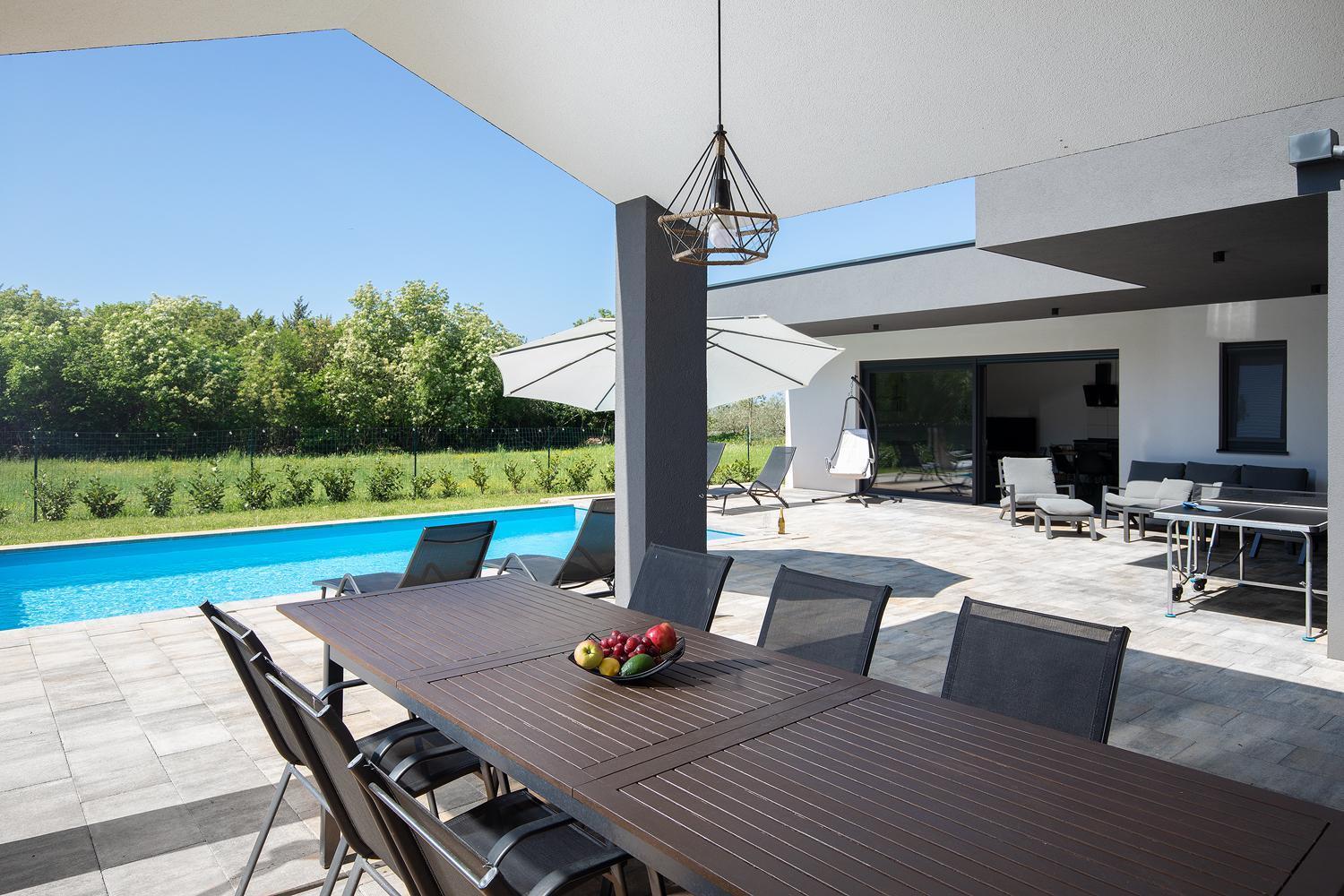 Vila Nora With Heated Pool Marcana Exterior photo